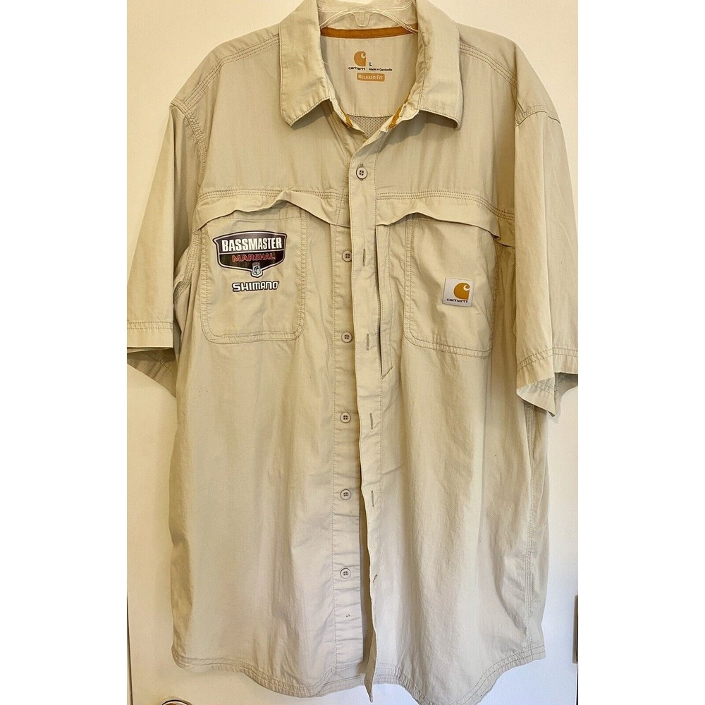 Carhartt Force Relaxed Fit Bass Master Shirt Size Large